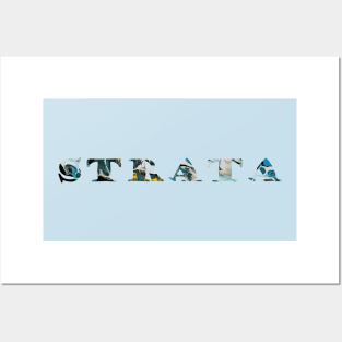 Stocksom Blue 9- Strata Posters and Art